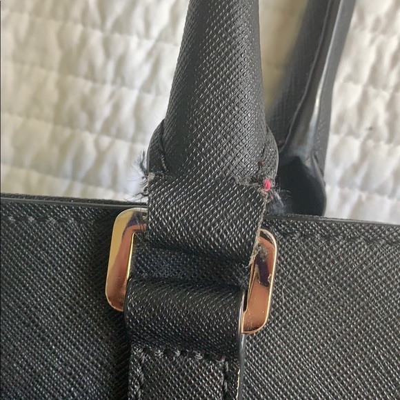 Kate Spade Johanna black Wesley Place suede tote - Picture 10 of 11